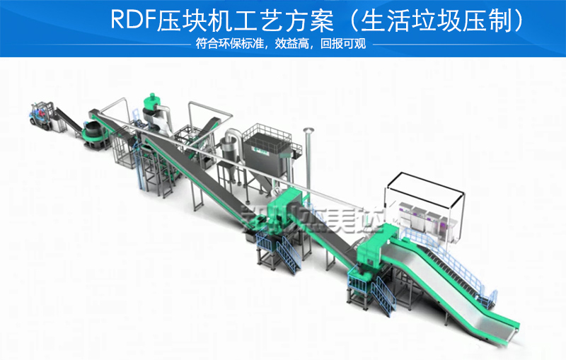 RDF燃烧棒工艺